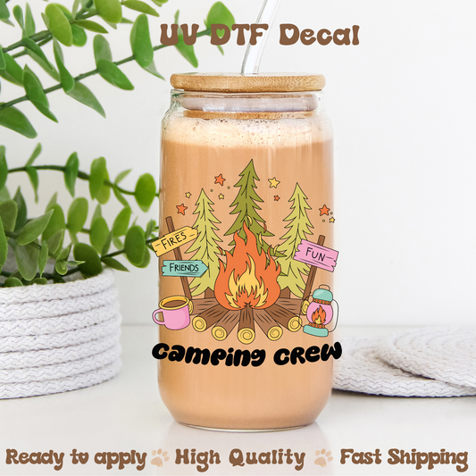 Camping Crew -UVDTF Decal