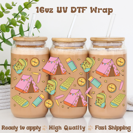 Camp Therapy - 16oz UV DTF Wrap