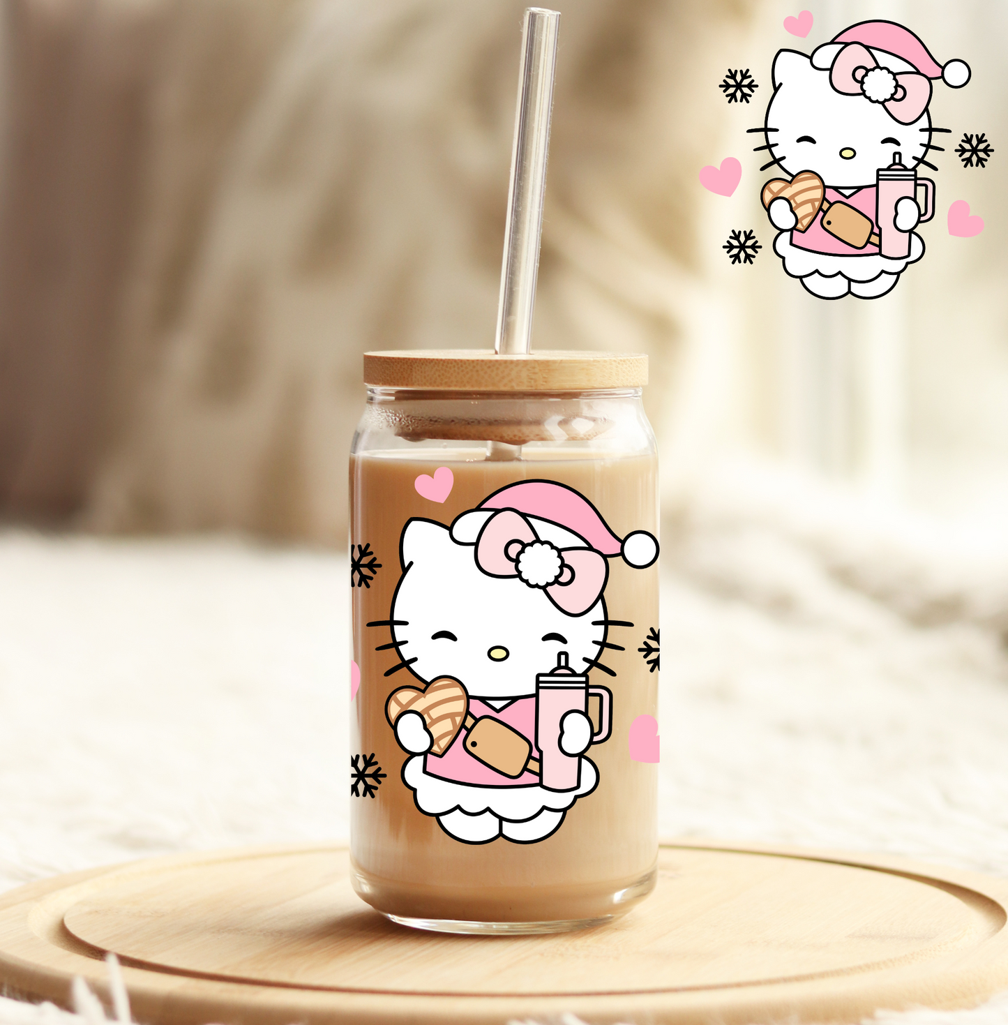 Cat & Concha - UV DTF Decal