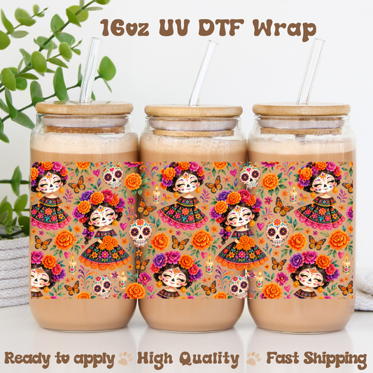 Catrina - 16oz UV DTF Wrap