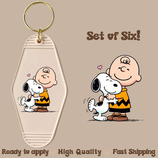 Cb and Sn - UV DTF Motel Keychain Decal