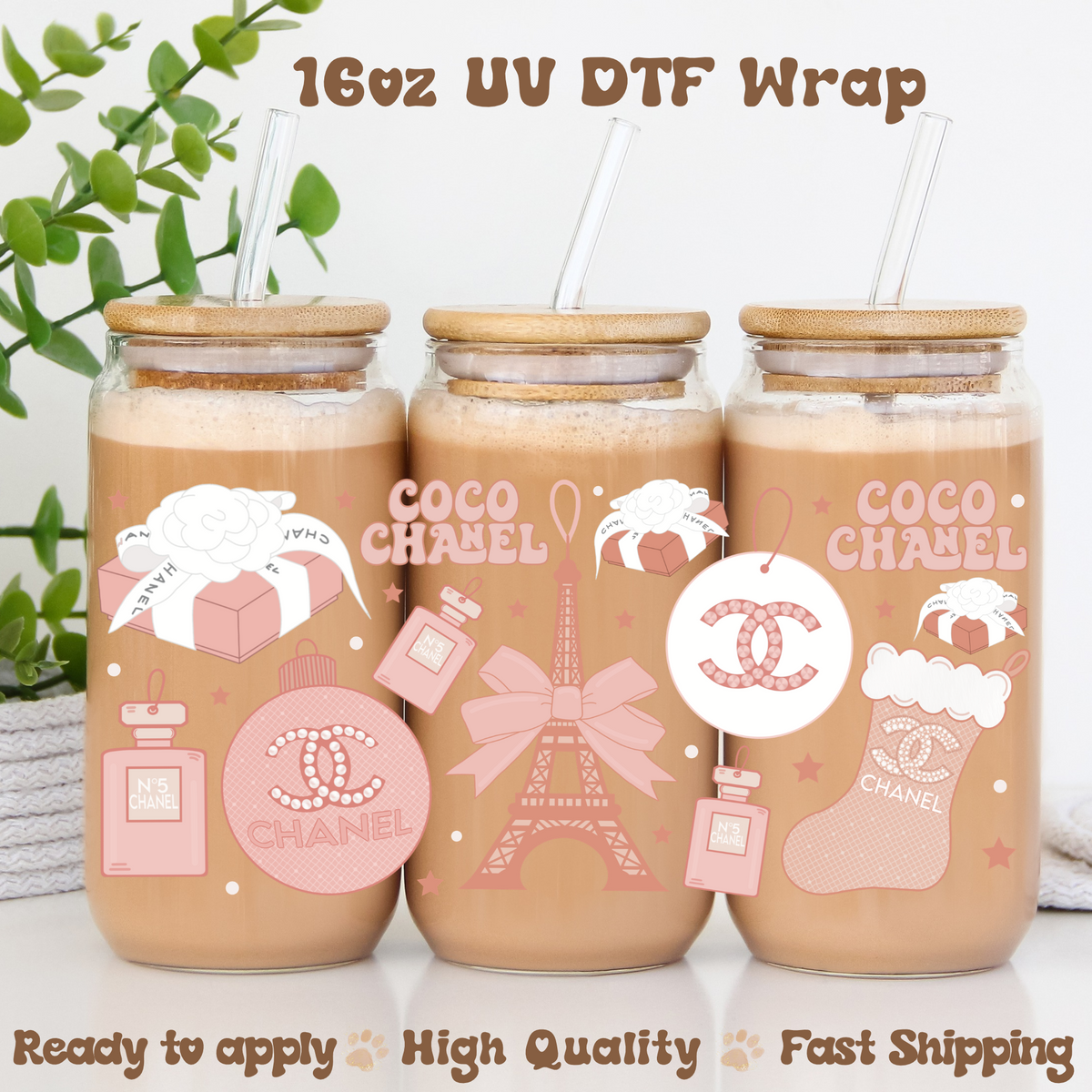 C Christmas - UV DTF Wrap
