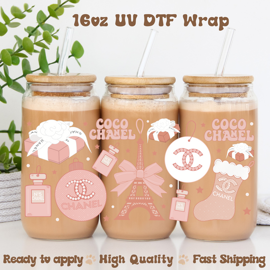 C Christmas - UV DTF Wrap
