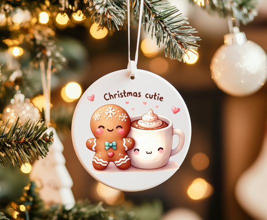 Christmas cutie -UVDTF Ornament Decal