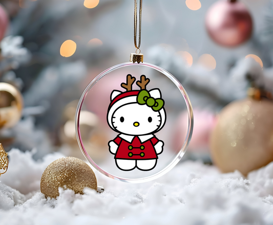 Christmas Deer-UVDTF Ornament Decal