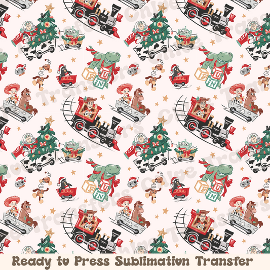 Christmas Fun Toys- Sublimation Sheet