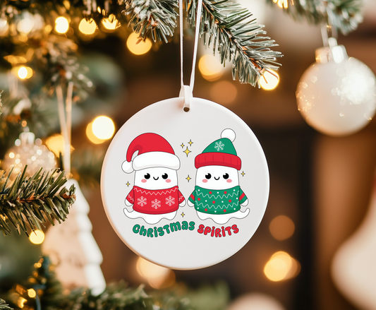 Christmas Spirits -UVDTF Ornament Decal