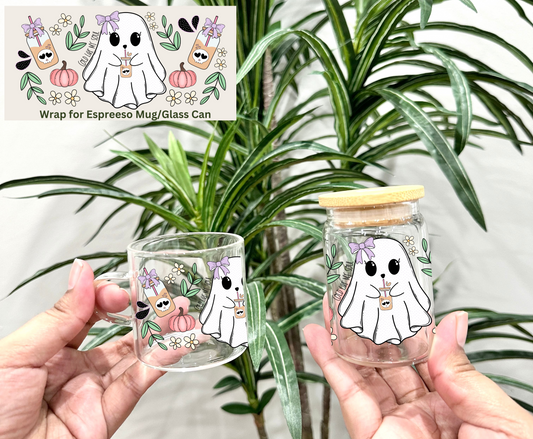 Cold Ghostie- UVDTF Espresso Wrap
