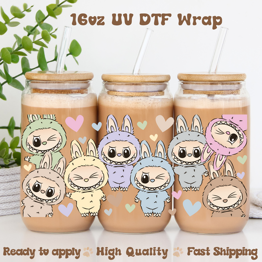 Colorful Labu - 16oz UV DTF Wrap