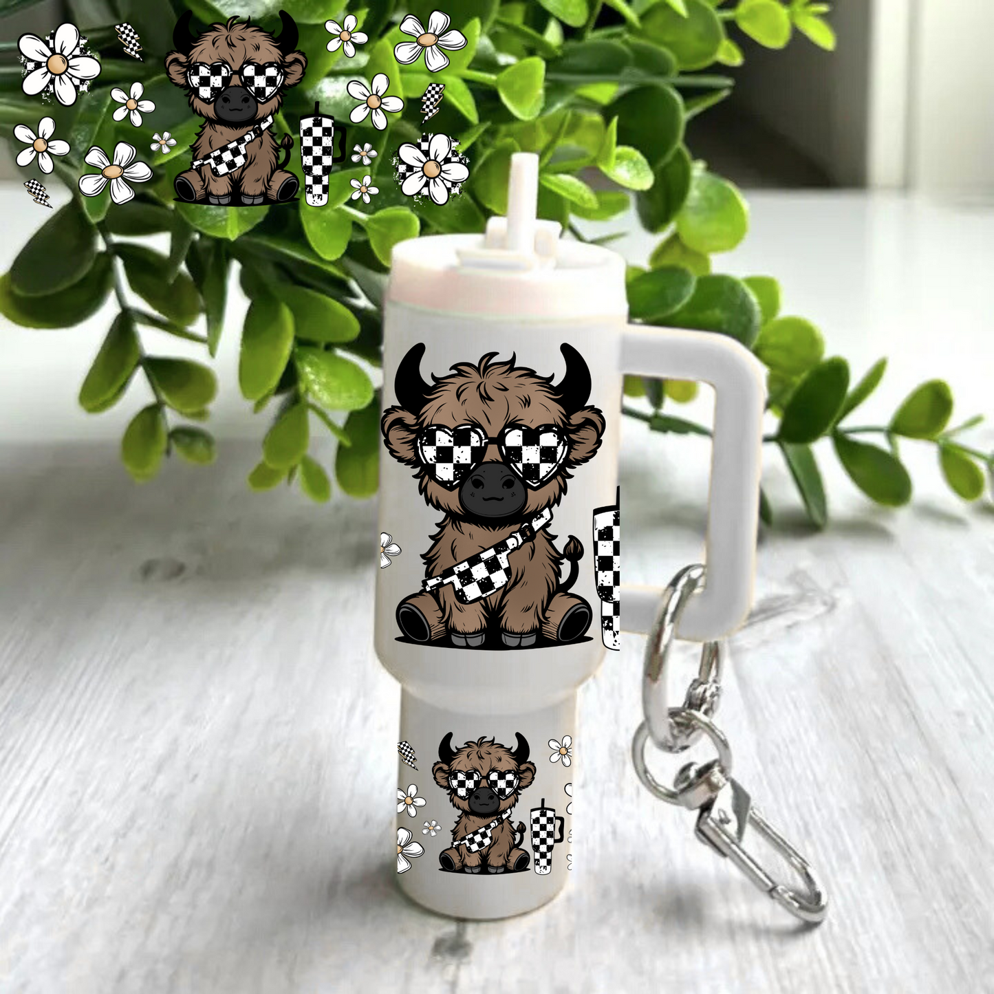 Cool cow -Mini tumbler wrap