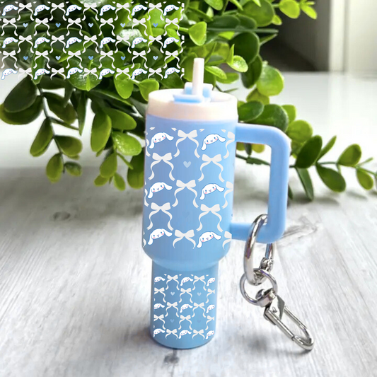 Coquette bunny -Mini tumbler wrap