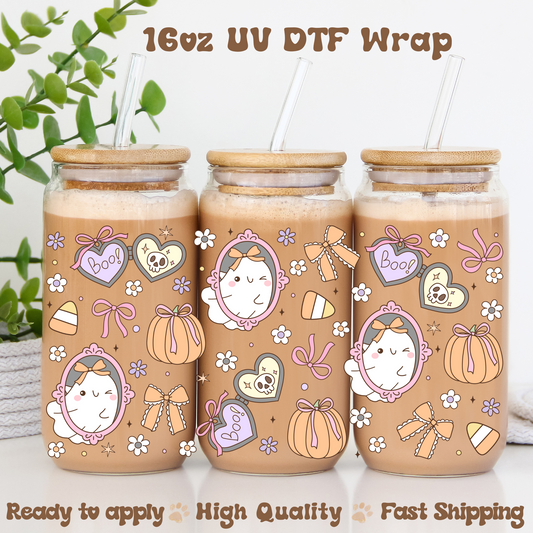 Coquette Spooky -16oz UV DTF Wrap