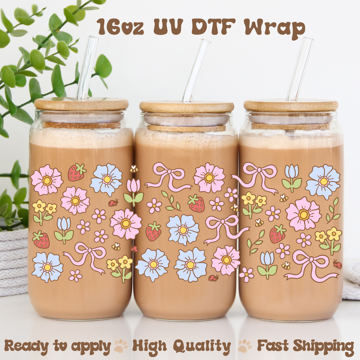Cottage - 16oz UV DTF Wrap