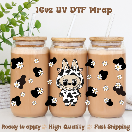 Cow Labu -16oz UV DTF Wrap