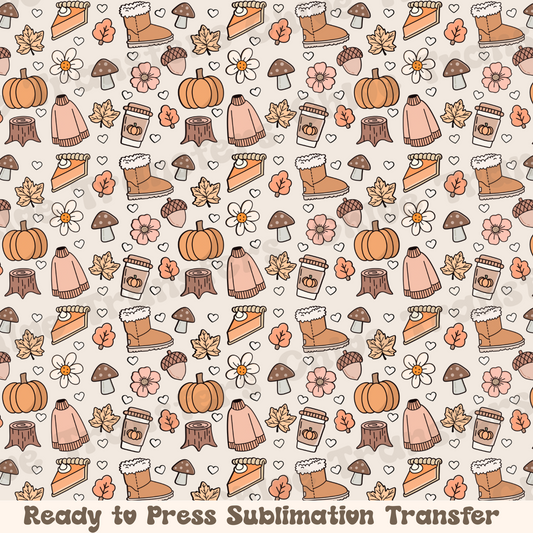 Cozy Fall - Sublimation Sheet