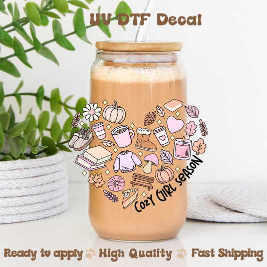 Cozy Girl Season - UVDTF Decal
