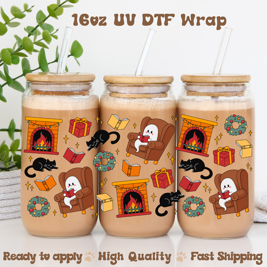 Cozy Xmas-16oz UV DTF Wrap