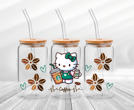 Cute Barista-16oz UV DTF Wrap