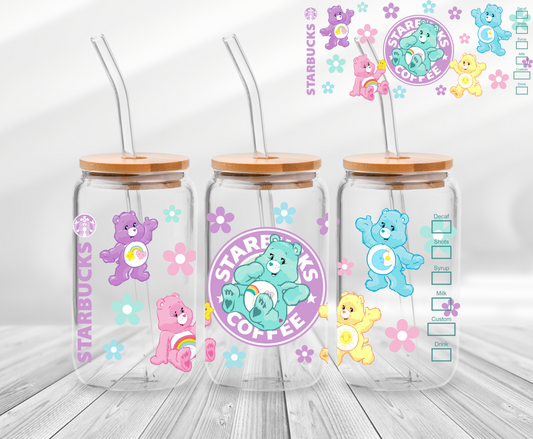 Cute Bears - 16oz UV DTF Wrap
