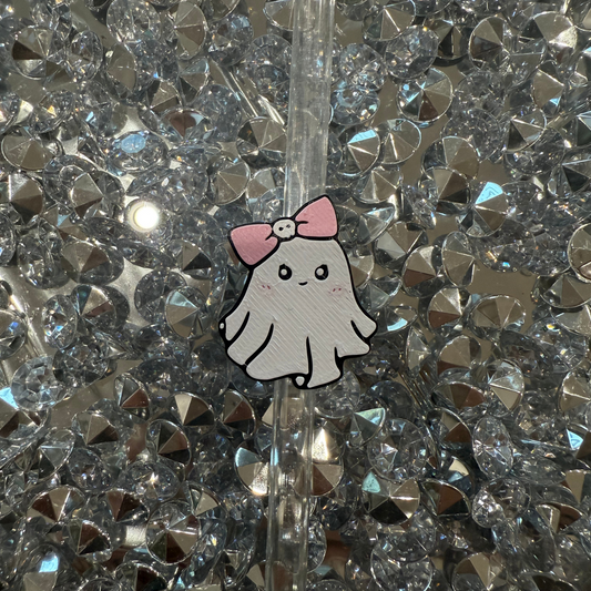 Cute Ghost - 8mm Straw Topper