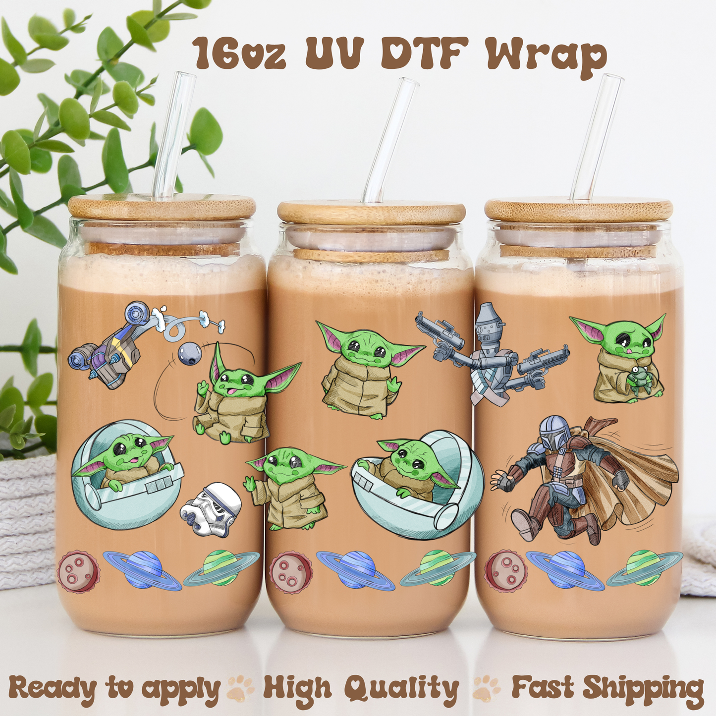 Cute SWs - 16oz UV DTF Wrap