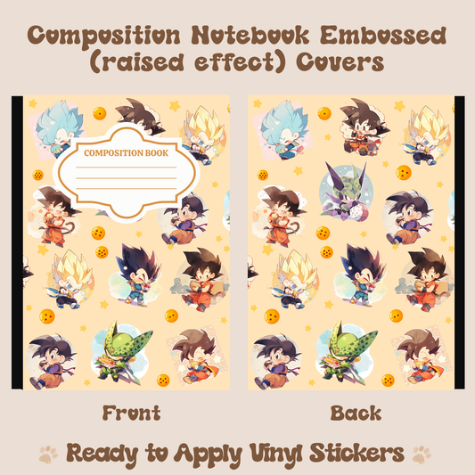 DB - Embossed Vinyl Notebook Cover