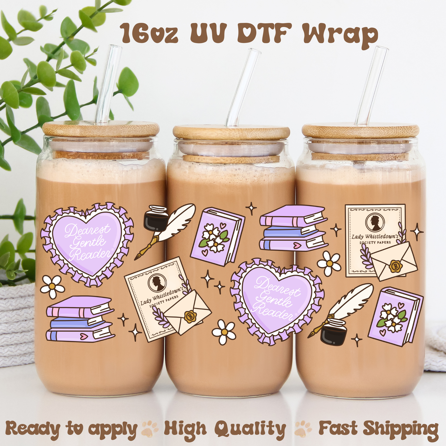 Dearest - 16oz UV DTF Wrap