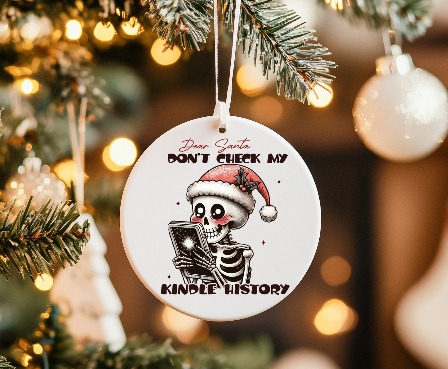 Dear Santa -UVDTF Ornament Decal
