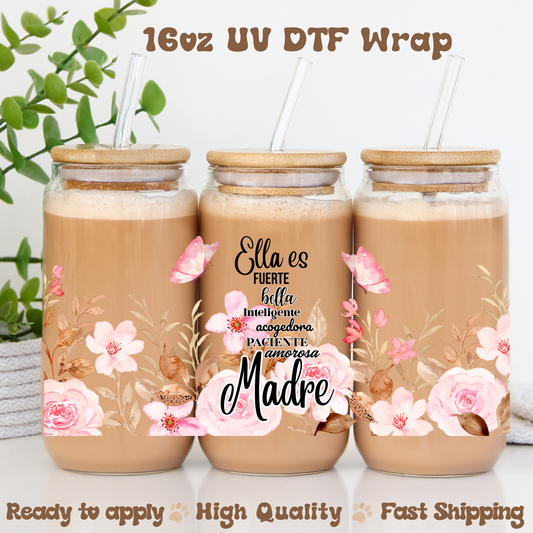 Ella es...- 16oz UV DTF Wrap