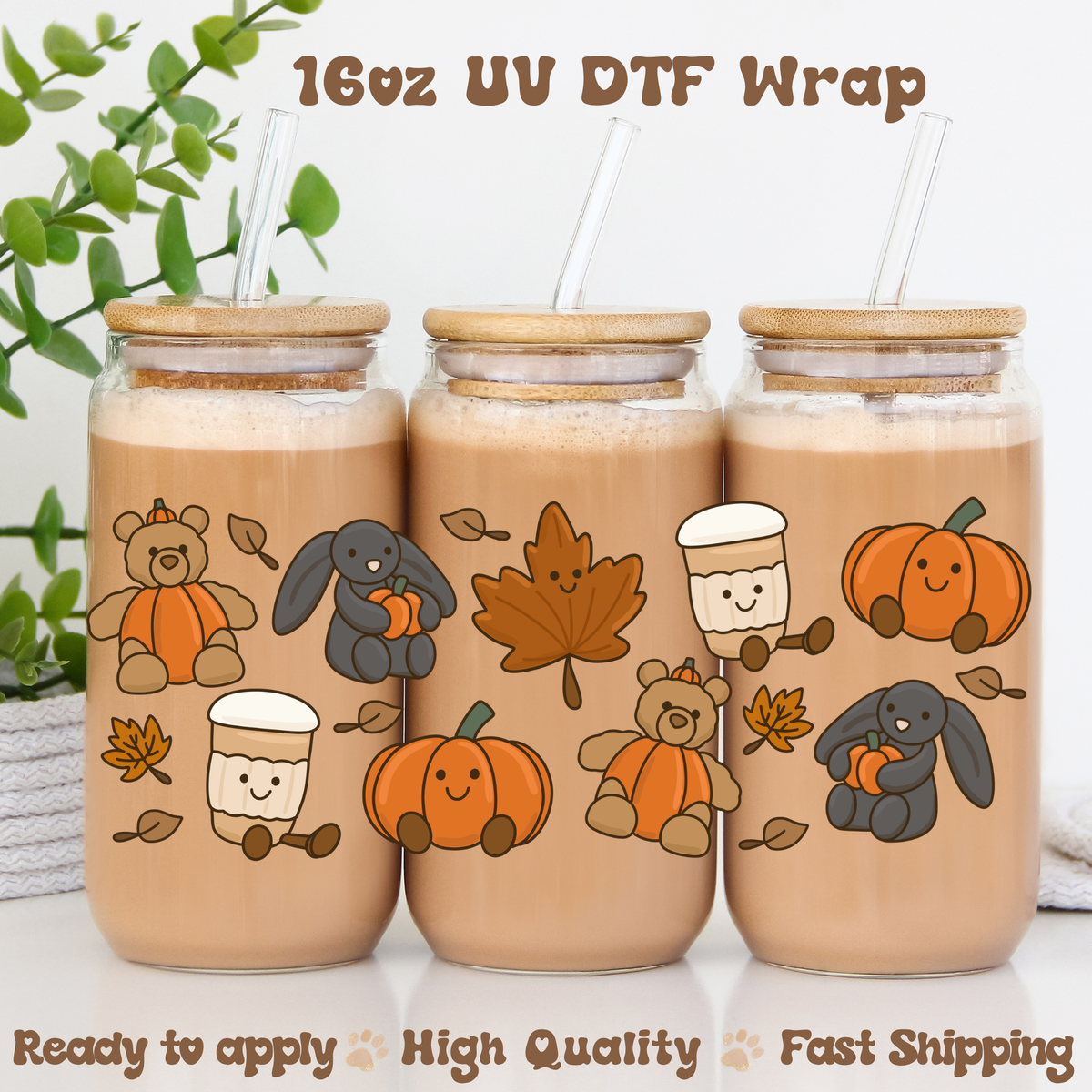 Fall Jelly C- 16oz UV DTF Wrap
