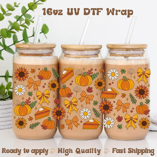 Fall things- 16oz UV DTF Wrap