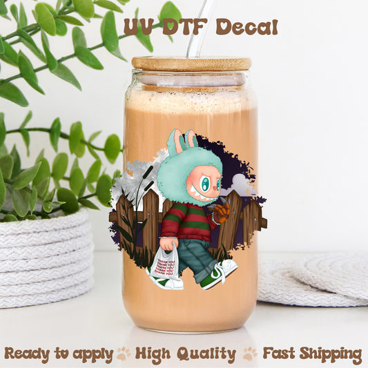 F bubu - UVDTF Decal