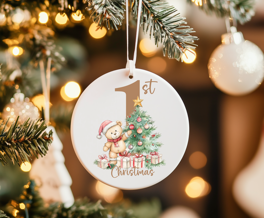 First Christmas -UVDTF Ornament Decal