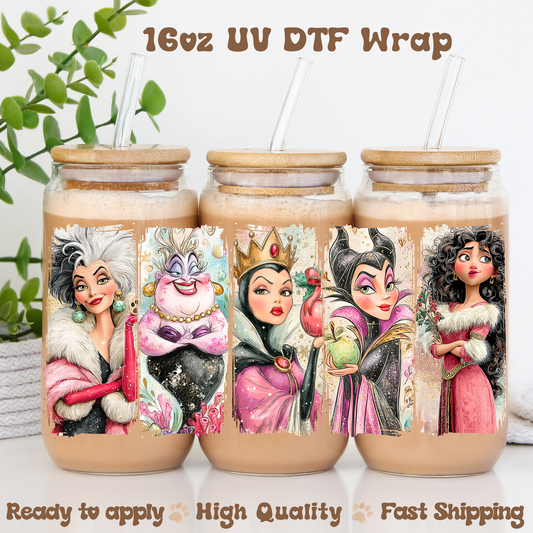 Five Villains- 16oz UV DTF Wrap