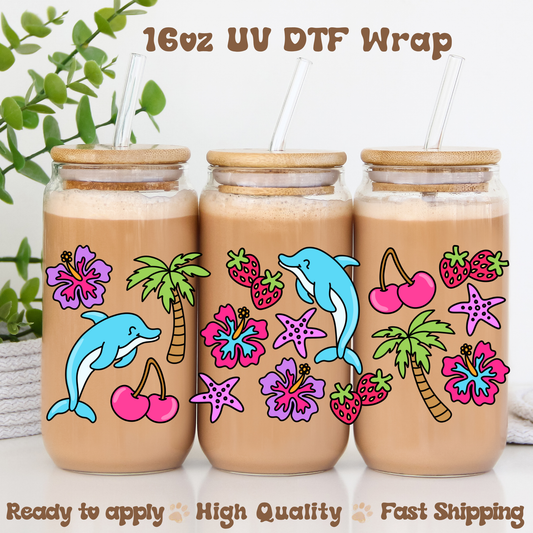 Forever Summer - 16oz UV DTF Wrap
