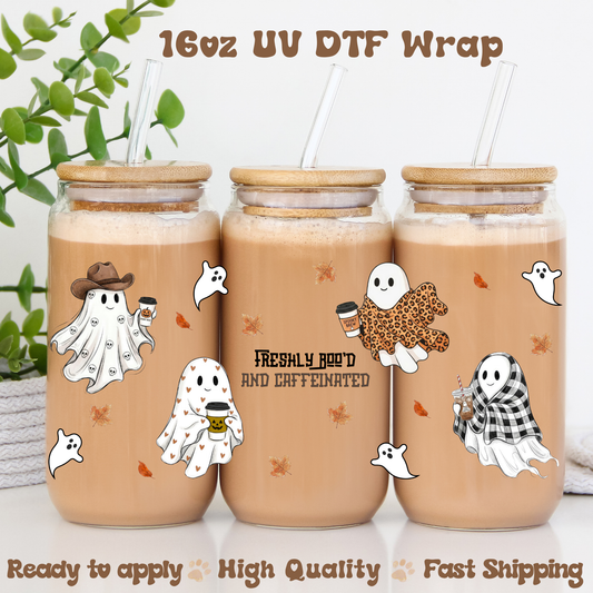 Freshly Boo'd - 16oz UV DTF Wrap