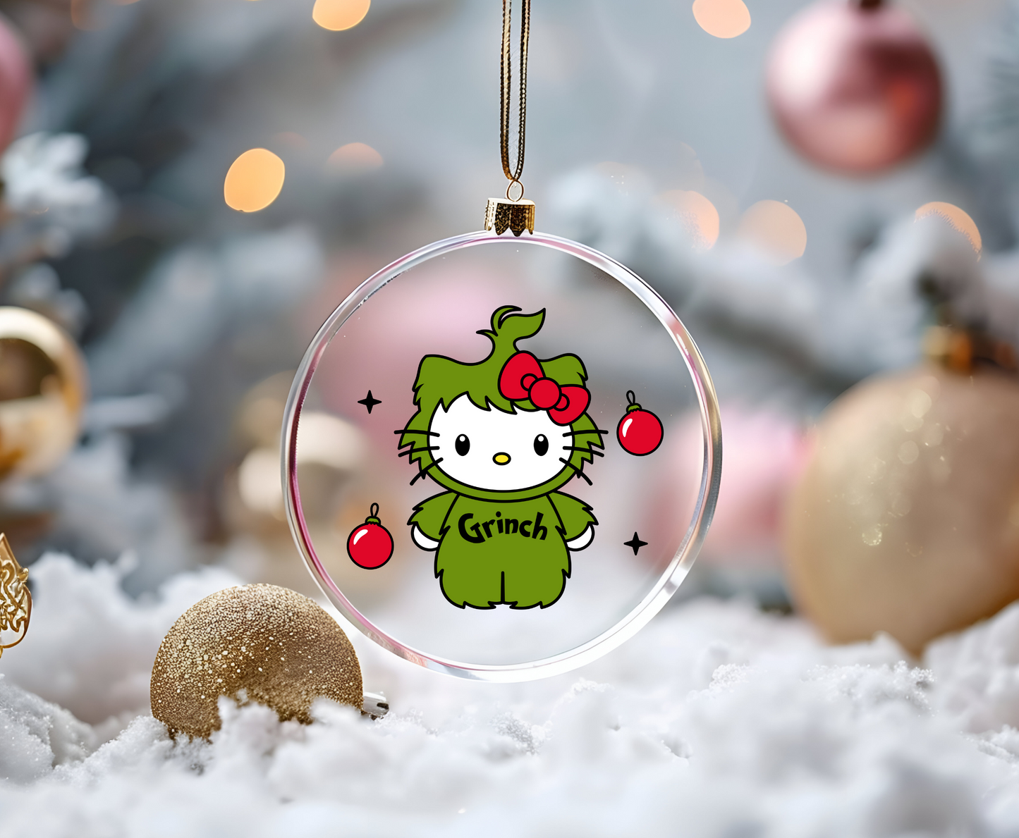 G Cat Red -UVDTF Ornament Decal