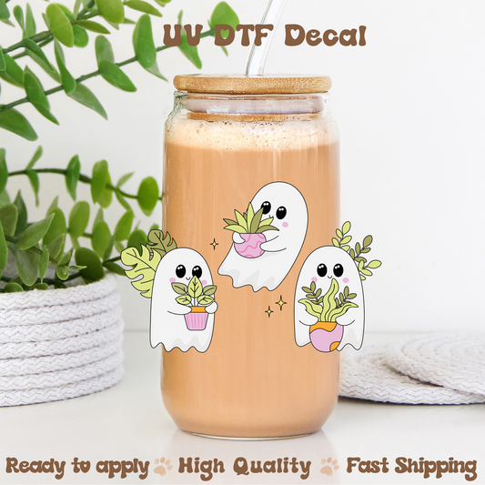 Ghost and Plants -UVDTF Decal