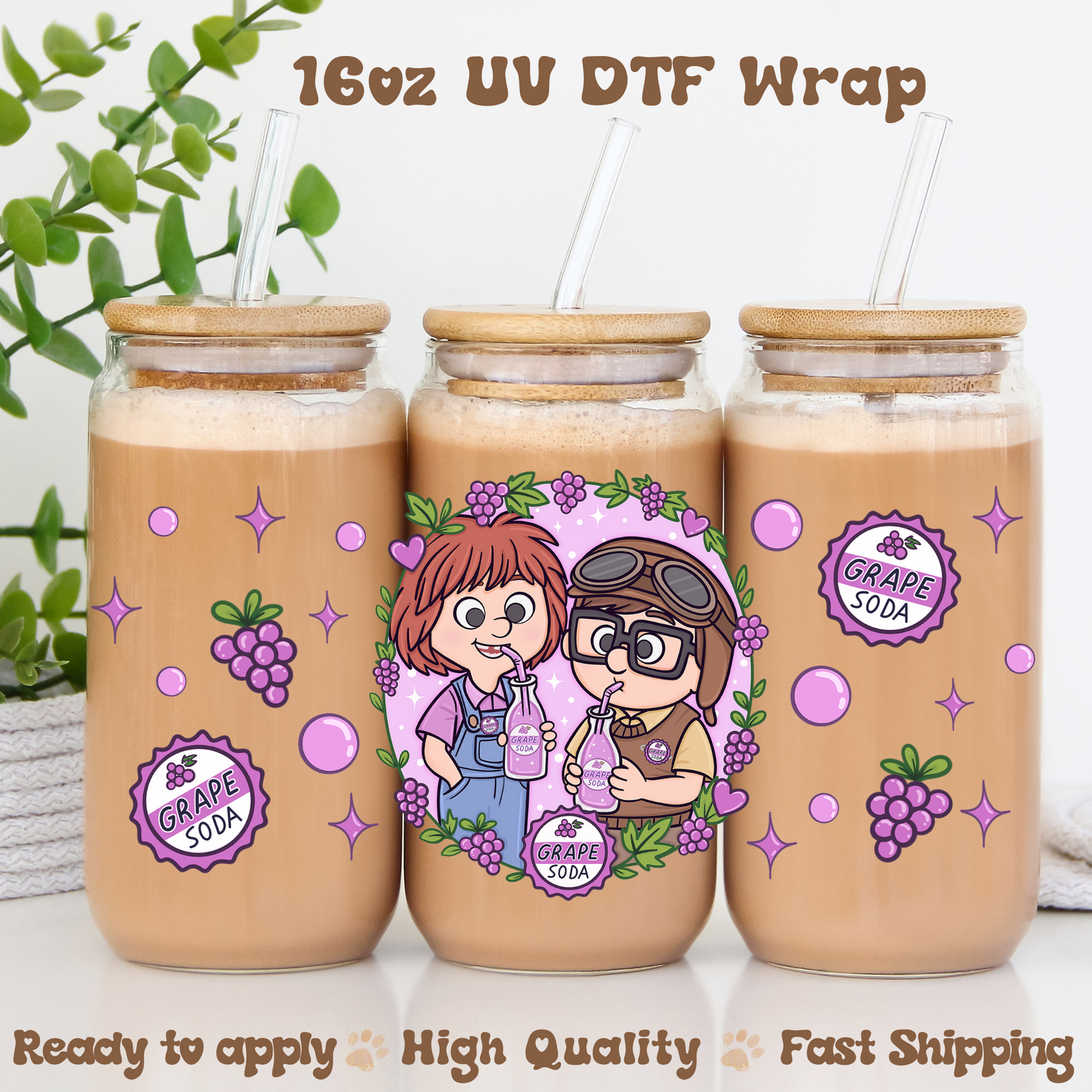 Grape S - 16oz UV DTF Wrap