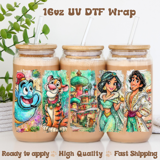 Green P- 16oz UV DTF Wrap