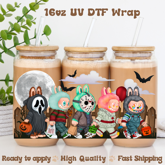 Halloween bubus- 16oz UV DTF Wrap