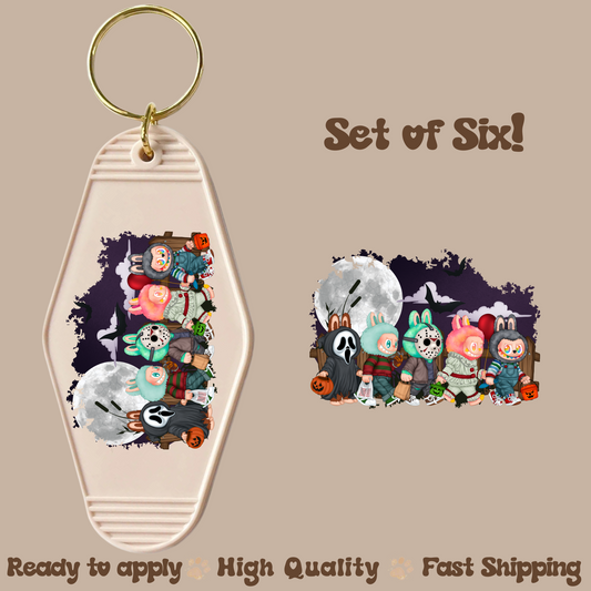 Halloween bubus - UV DTF Motel Keychain Decal