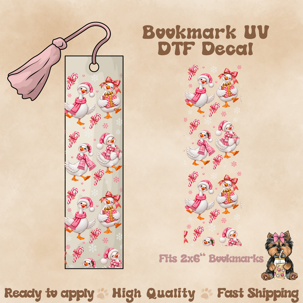 Holiday Geese - UV DTF Wrap