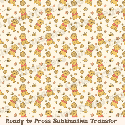 Honey And Bees - Sublimation Sheet