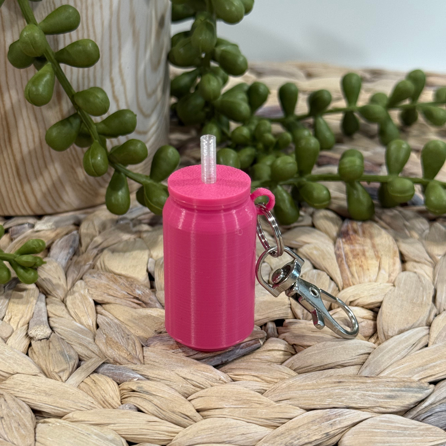 Mini Beer Can Keychain