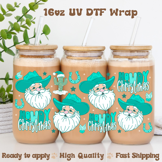 Howdy Christmas - UV DTF Wrap