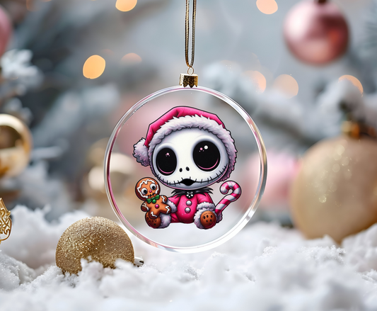 J Christmas -UVDTF Ornament Decal