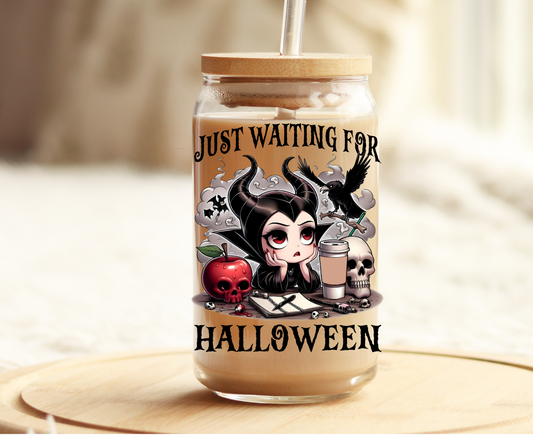 Just Waiting for Halloween EQ -UVDTF Decal