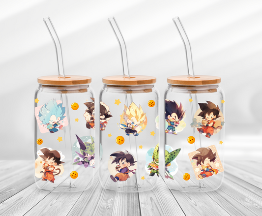 Kawaii Dragon-16oz UV DTF Wrap