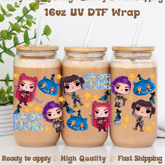 K D Hunters -16oz UV DTF Wrap
